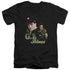 ELVIS PRESLEY/G I BLUES - S/S ADULT V-NECK 30/1 - BLACK