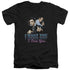 ELVIS PRESLEY/I WANT YOU - S/S ADULT V-NECK 30/1 - BLACK