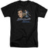 ELVIS PRESLEY/BLUE SUEDE SHOES - S/S ADULT TALL 18/1 - BLACK