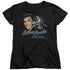 ELVIS PRESLEY/BLUE SUEDE SHOES - S/S WOMENS TEE - BLACK