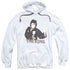 ELVIS PRESLEY/FIGHTING KING - ADULT PULLOVER HOODIE - WHITE