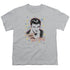 ELVIS PRESLEY/ROCKIN WITH THE KING - S/S YOUTH 18/1 - SILVER