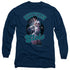 ELVIS PRESLEY/TOTAL TROUBLE - L/S ADULT 18/1 - NAVY