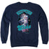ELVIS PRESLEY/TOTAL TROUBLE - ADULT CREWNECK SWEATSHIRT - NAVY