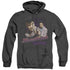 ELVIS PRESLEY/HEARTBREAK HOTEL - ADULT HEATHER HOODIE - BLACK