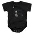 ELVIS PRESLEY/BLUE BARS - INFANT SNAPSUIT - BLACK