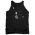 ELVIS PRESLEY/BLUE BARS - ADULT TANK - BLACK