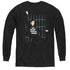 ELVIS PRESLEY/BLUE BARS - YOUTH LONG SLEEVE TEE - BLACK