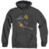 ELVIS PRESLEY/1968 - ADULT HEATHER HOODIE - BLACK