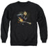 ELVIS PRESLEY/1968 - ADULT CREWNECK SWEATSHIRT - BLACK