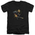 ELVIS PRESLEY/1968 - S/S ADULT V-NECK 30/1-BLACK