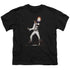 ELVIS PRESLEY/GLORIOUS - S/S YOUTH 18/1 - BLACK