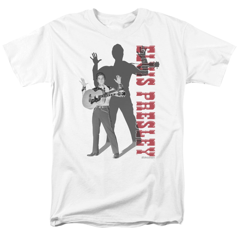 ELVIS PRESLEY/LOOK NO HANDS - S/S ADULT 18/1  -  WHITE
