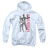 ELVIS PRESLEY/LOOK NO HANDS - YOUTH PULLOVER HOODIE - WHITE