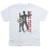 ELVIS PRESLEY/LOOK NO HANDS - S/S YOUTH 18/1 - WHITE