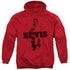 ELVIS PRESLEY/JAMMING - ADULT PULLOVER HOODIE - RED