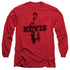 ELVIS PRESLEY/JAMMING - L/S ADULT 18/1 - RED