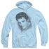ELVIS PRESLEY/DREAMY - ADULT PULLOVER HOODIE - LIGHT BLUE