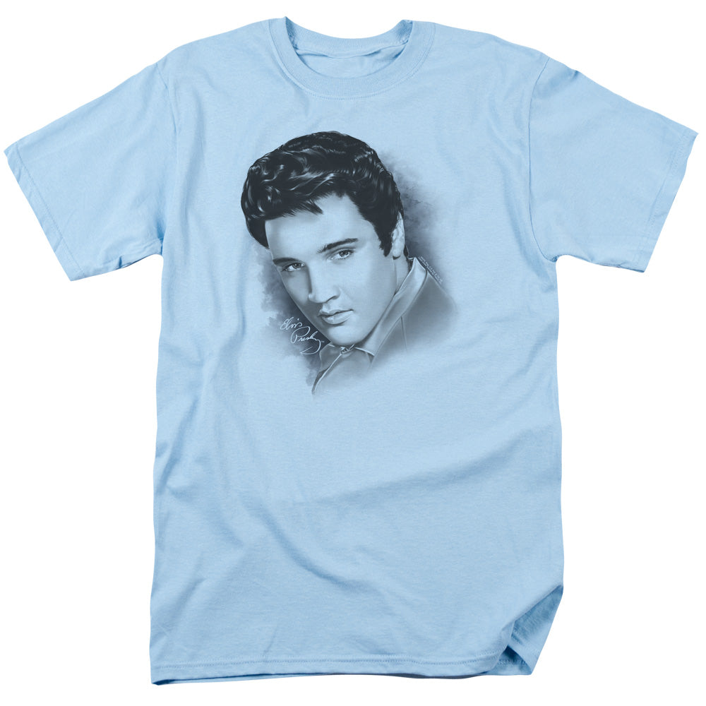 ELVIS PRESLEY/DREAMY - S/S ADULT 18/1 - LIGHT BLUE
