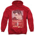 ELVIS PRESLEY/JAILHOUSE ROCK POSTER - ADULT PULLOVER HOODIE - RED
