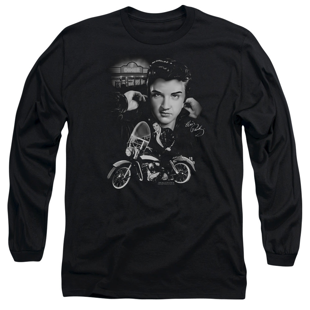 ELVIS PRESLEY/THE KING RIDES AGAIN - L/S ADULT 18/1 - BLACK