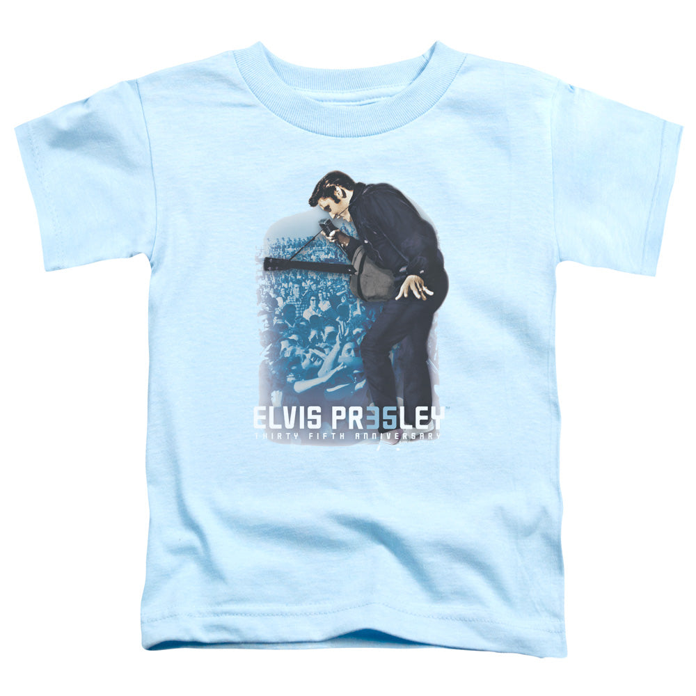 ELVIS PRESLEY/35TH ANNIVERSARY 3 - S/S TODDLER TEE - LIGHT BLUE