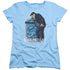 ELVIS PRESLEY/35TH ANNIVERSARY 3 - S/S WOMENS TEE - LIGHT BLUE