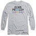 ELVIS PRESLEY/35 - L/S ADULT 18/1 - SILVER