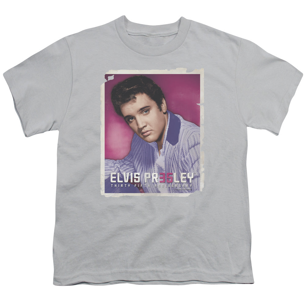 ELVIS PRESLEY/35 JACKET - S/S YOUTH 18/1 - SILVER