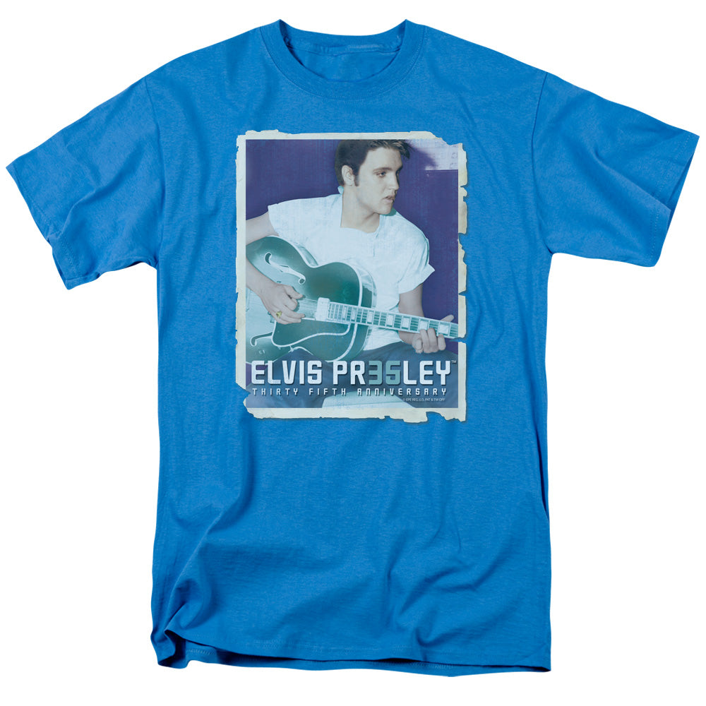 ELVIS PRESLEY/35 GUITAR - S/S ADULT 18/1 - TURQUOISE