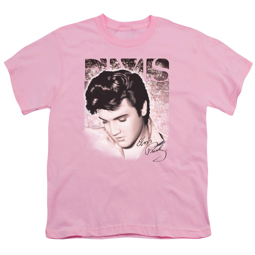 ELVIS PRESLEY/STAR LIGHT - S/S YOUTH 18/1 - PINK