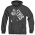 ELVIS PRESLEY/ON HIS TOES - ADULT HEATHER HOODIE - BLACK