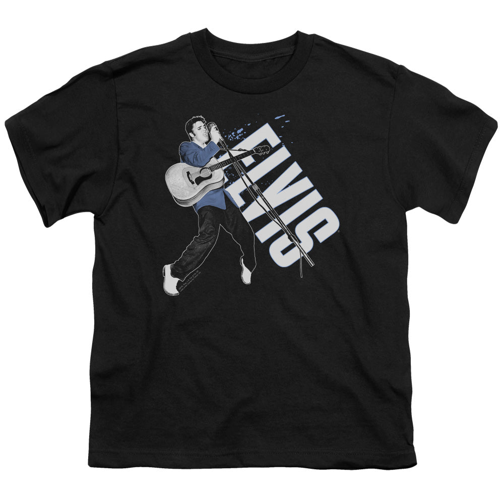 ELVIS PRESLEY/ON HIS TOES - S/S YOUTH 18/1 - BLACK
