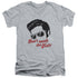 ELVIS PRESLEY/DONT TOUCH THE HAIR 2 - S/S ADULT V-NECK 30/1 - ATHLETIC HEATHER