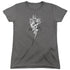 ELVIS PRESLEY/TCB ORNATE - S/S WOMENS TEE - CHARCOAL