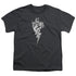 ELVIS PRESLEY/TCB ORNATE - S/S YOUTH 18/1 - CHARCOAL