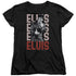 ELVIS PRESLEY/1968 - S/S WOMENS TEE - BLACK