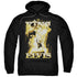 ELVIS PRESLEY/THE KING - ADULT PULLOVER HOODIE - BLACK