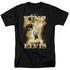 ELVIS PRESLEY/THE KING - S/S ADULT 18/1 - BLACK