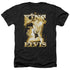 ELVIS PRESLEY/THE KING - ADULT HEATHER - BLACK