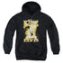 ELVIS PRESLEY/THE KING - YOUTH PULLOVER HOODIE - BLACK