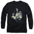 ELVIS PRESLEY/PAINTED KING - L/S ADULT 18/1 - BLACK