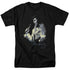 ELVIS PRESLEY/PAINTED KING - S/S ADULT 18/1 - BLACK