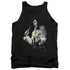 ELVIS PRESLEY/PAINTED KING - ADULT TANK - BLACK