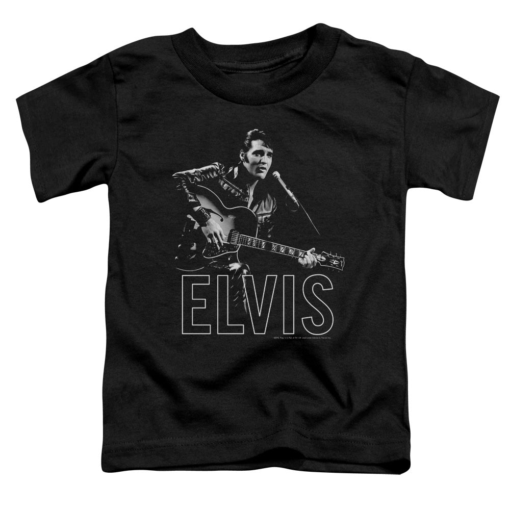 ELVIS PRESLEY/GUITAR IN HAND - S/S TODDLER TEE - BLACK