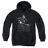 ELVIS PRESLEY/GUITAR IN HAND - YOUTH PULLOVER HOODIE - BLACK