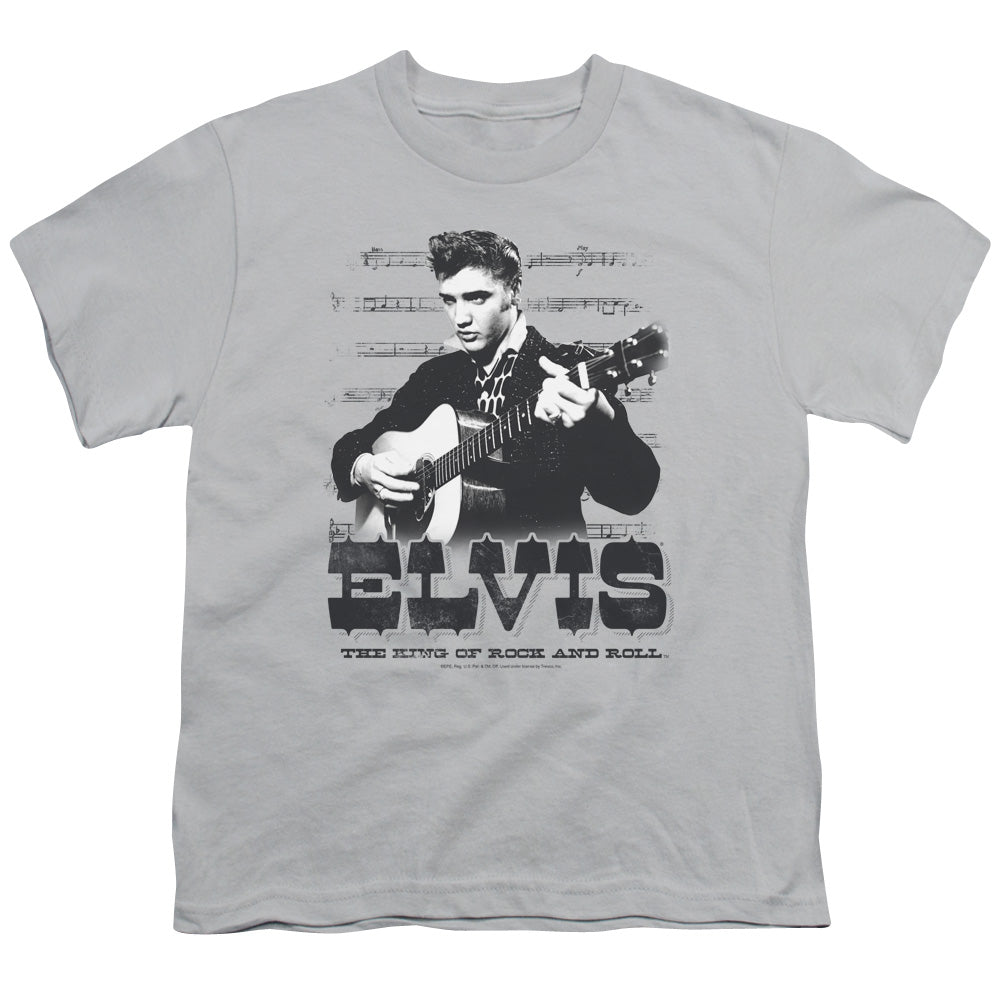 ELVIS PRESLEY/THE KING OF - S/S YOUTH 18/1 - SILVER