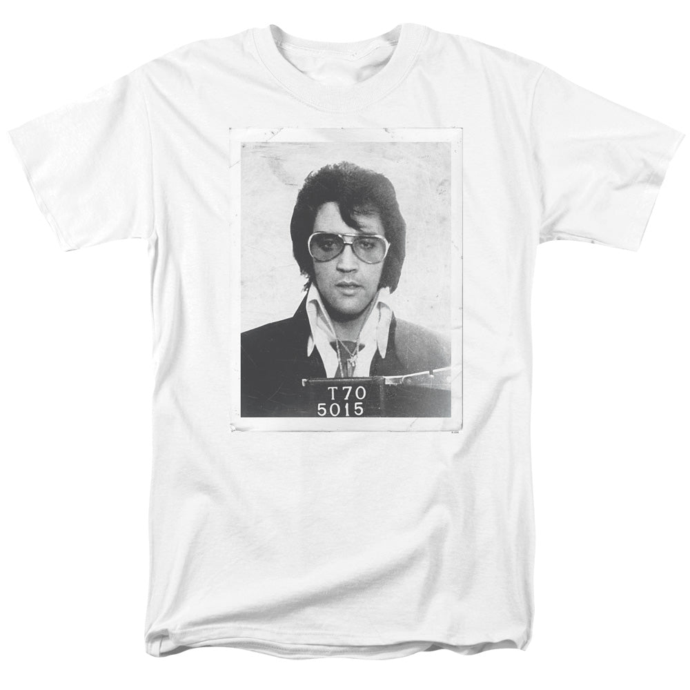 ELVIS PRESLEY/FRAMED - S/S ADULT 18/1 - WHITE