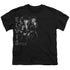 ELVIS PRESLEY/LEATHERED - S/S YOUTH 18/1 - BLACK