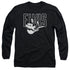 ELVIS PRESLEY/WHITE GLOW - L/S ADULT 18/1 - BLACK